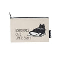 Bookstore Cats Zipper Pouch