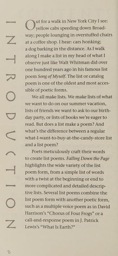 Falling Down the Page