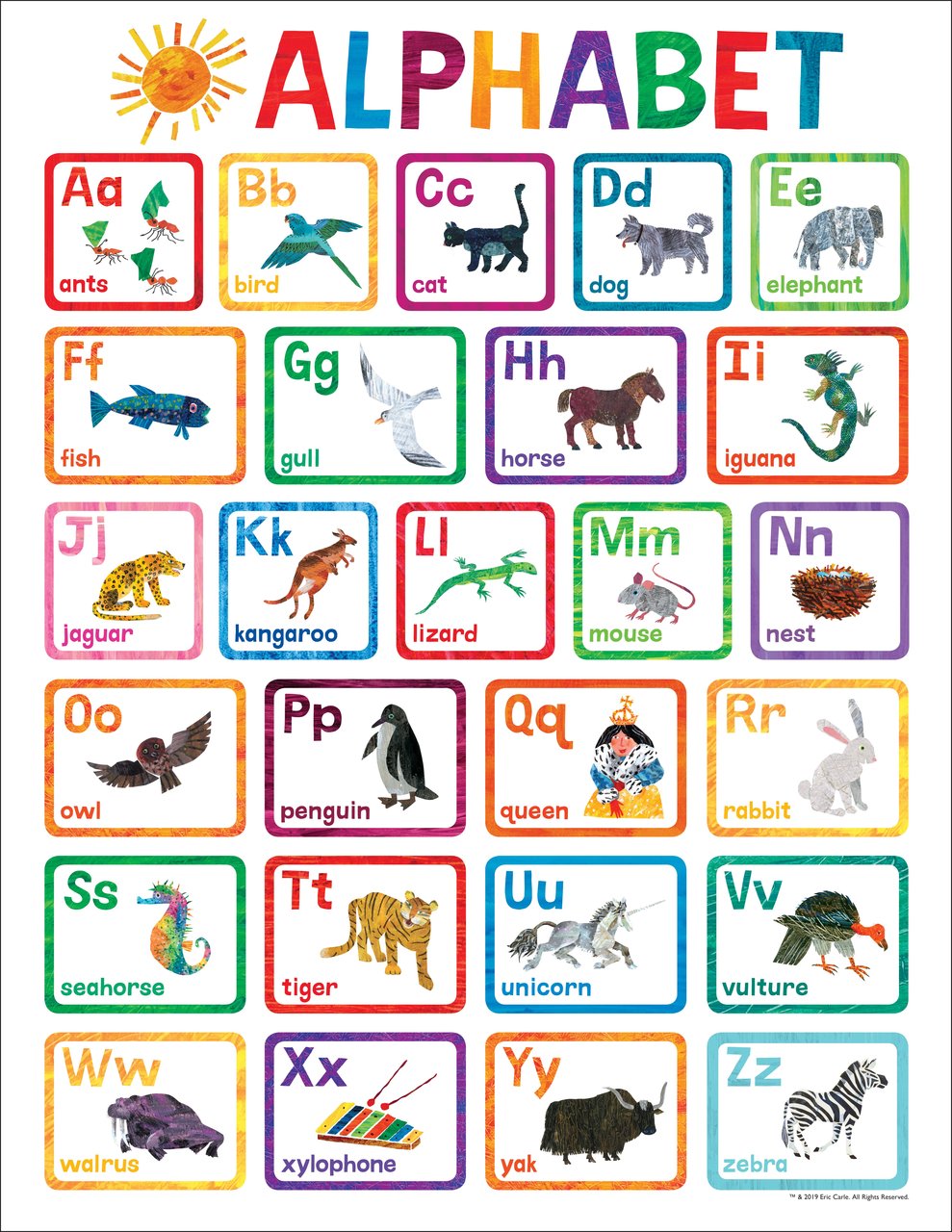 Poster-Eric Carle Alphabet