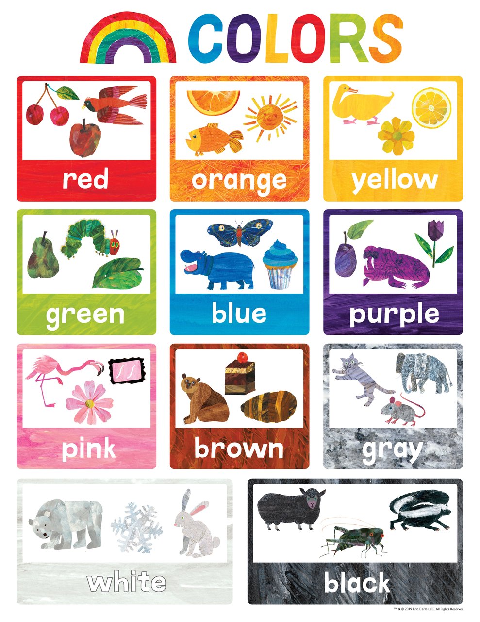 Poster-Eric Carle Colors