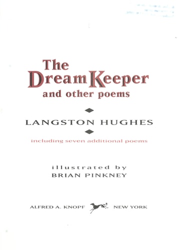 Dream Keeper and Other Poems PB
