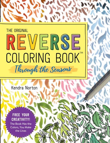 Reverse Coloring Book Through the Seasons