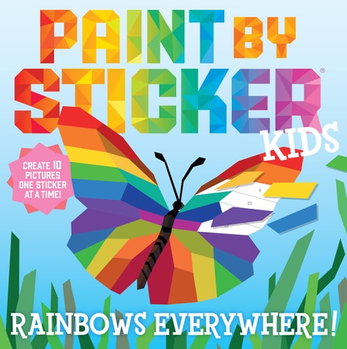 Paint by Sticker Rainbows Everywhere