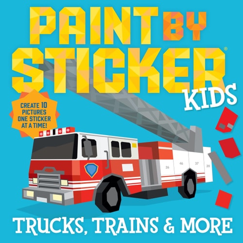 Paint By Sticker: Trucks Trains & More