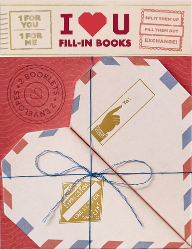 I Heart You: 2 Fill-in Books