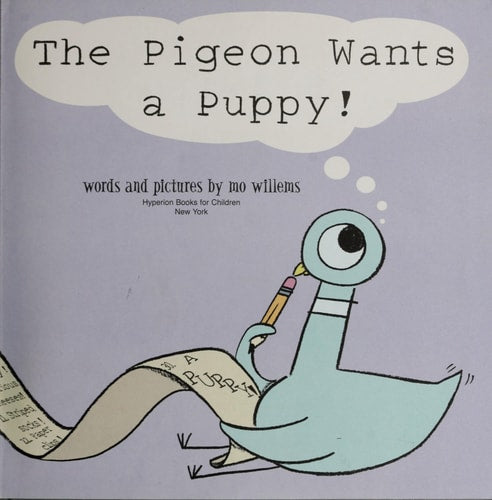 Pigeon Wants A Puppy