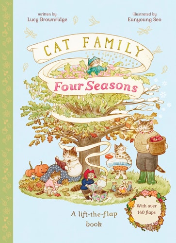 Cat Family Four Seasons Lift the Flap