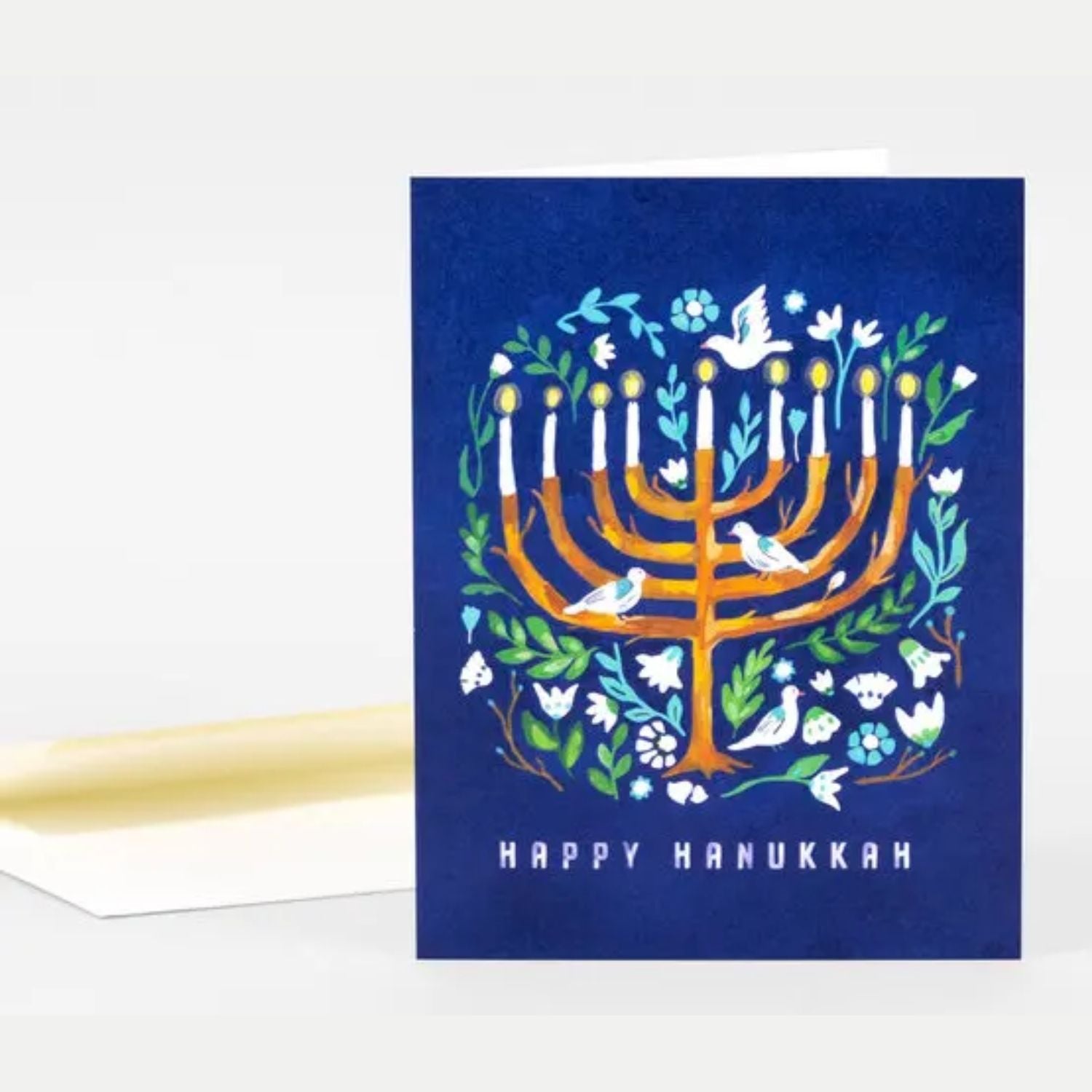 Card-Happy Hanukkah Menorah