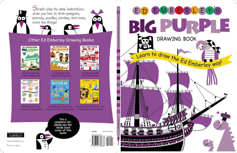 Big Purple Drawing Book