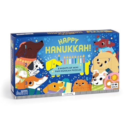 Happy Hanukkah Countdown Puzzle Set