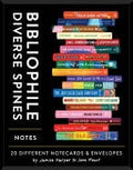 Bibliophile Diverse Spines Notecards