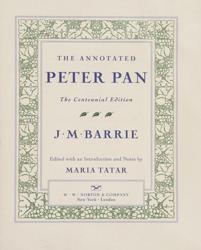 Annotated Peter Pan