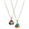 RGB/CMYK Double-Sided Pendant Necklace