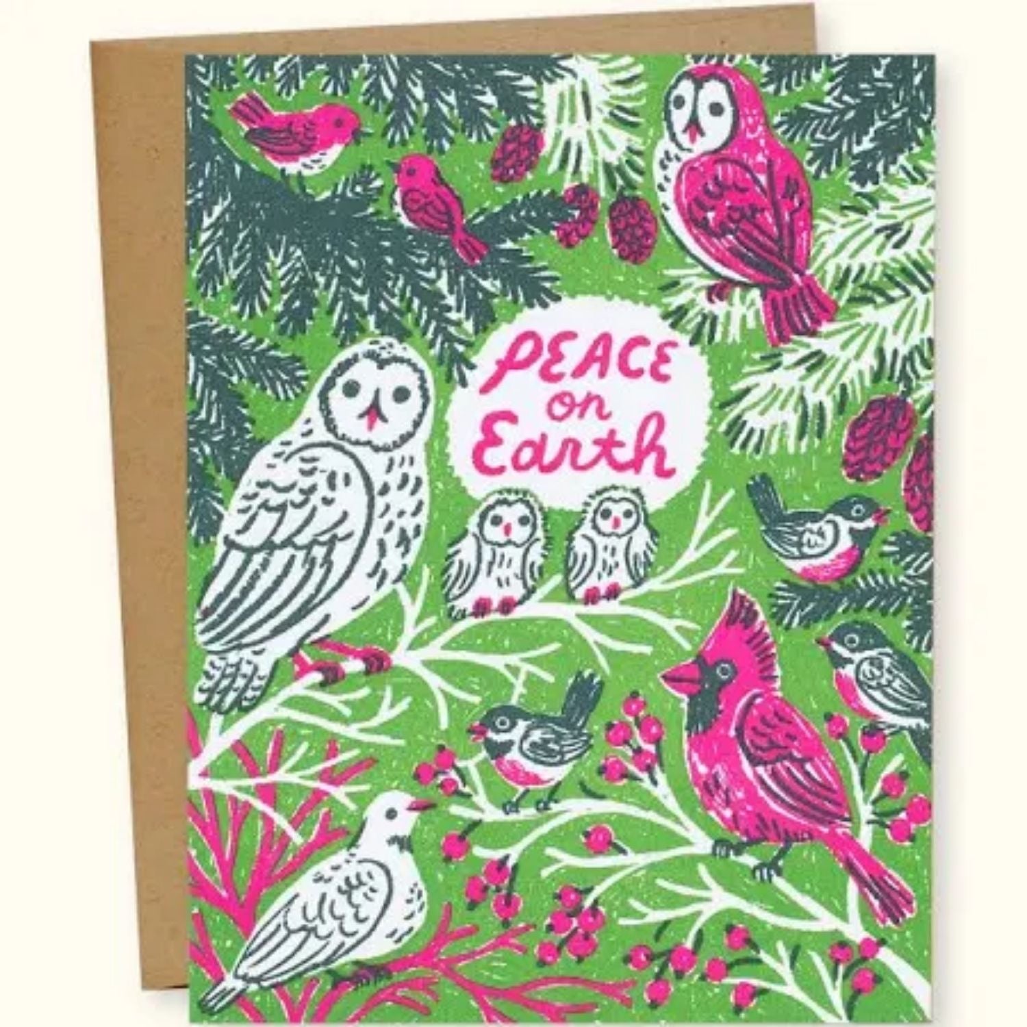 Card-Peace Birds