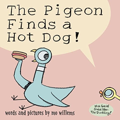 Pigeon Finds a Hot Dog