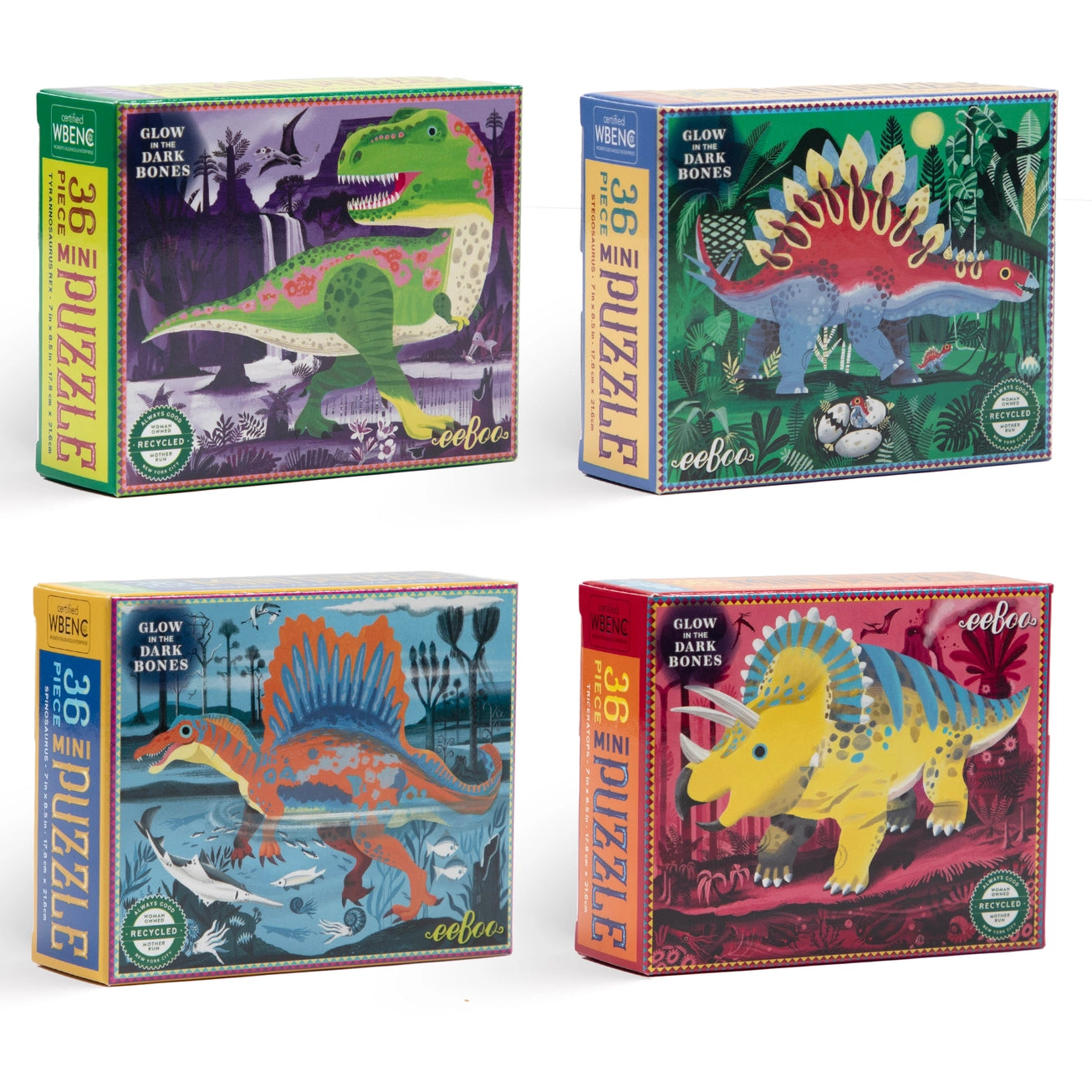 Puzzle-Dinosaur Skeleton Glow in the Dark 36 pc
