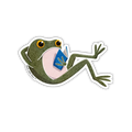 Unbothered Frogson Sticker