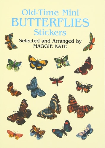 Old-Time Butterfly Mini Stickers