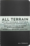 Waterproof Notebooks (set of 3)