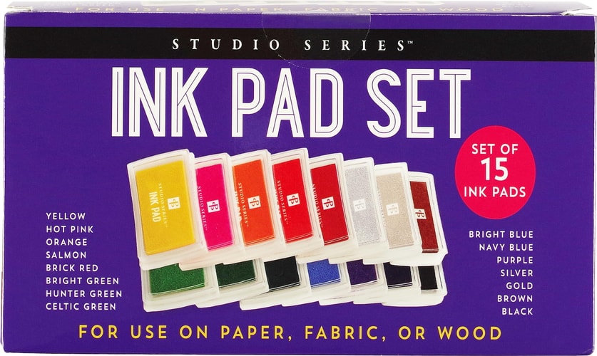 Ink Pad Set of 15