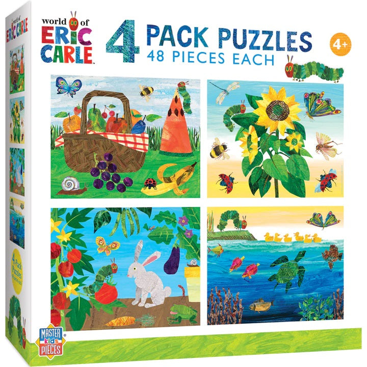 Eric Carle Spring & Summer 4-Pack Puzzles