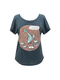 Pigeon So Many Books Ladies T-Shirt