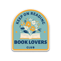 Keep On Reading Book Lover's Club Sticker