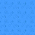 Fabric-VHC Wiggle Blue