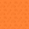 Fabric-VHC Wiggle Orange