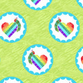 Fabric-VHC Hearts Green