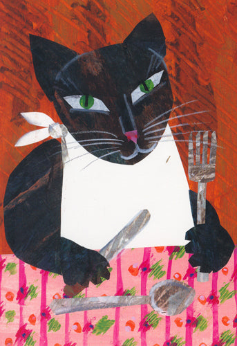 Postcard-Today is Monday Cat