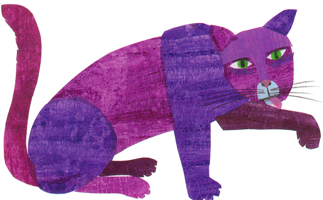 Postcard-Purple Cat