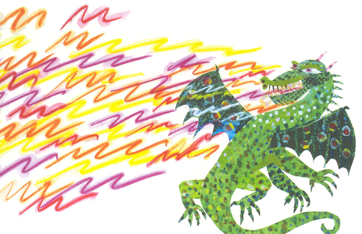 Postcard-Fiery Dragon