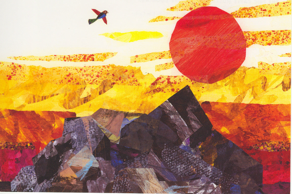 Postcard-Bird And Sun