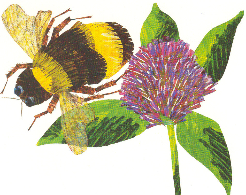 Postcard-Bee & Clover