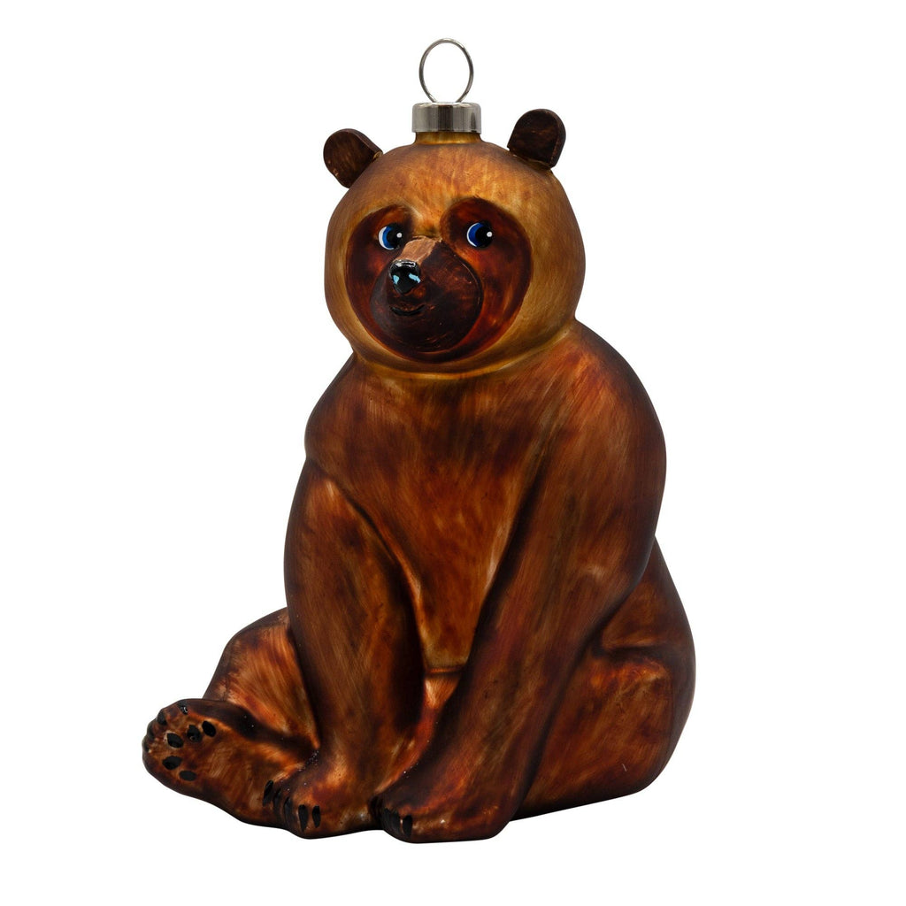 Eric Carle Brown Bear Glass Ornament