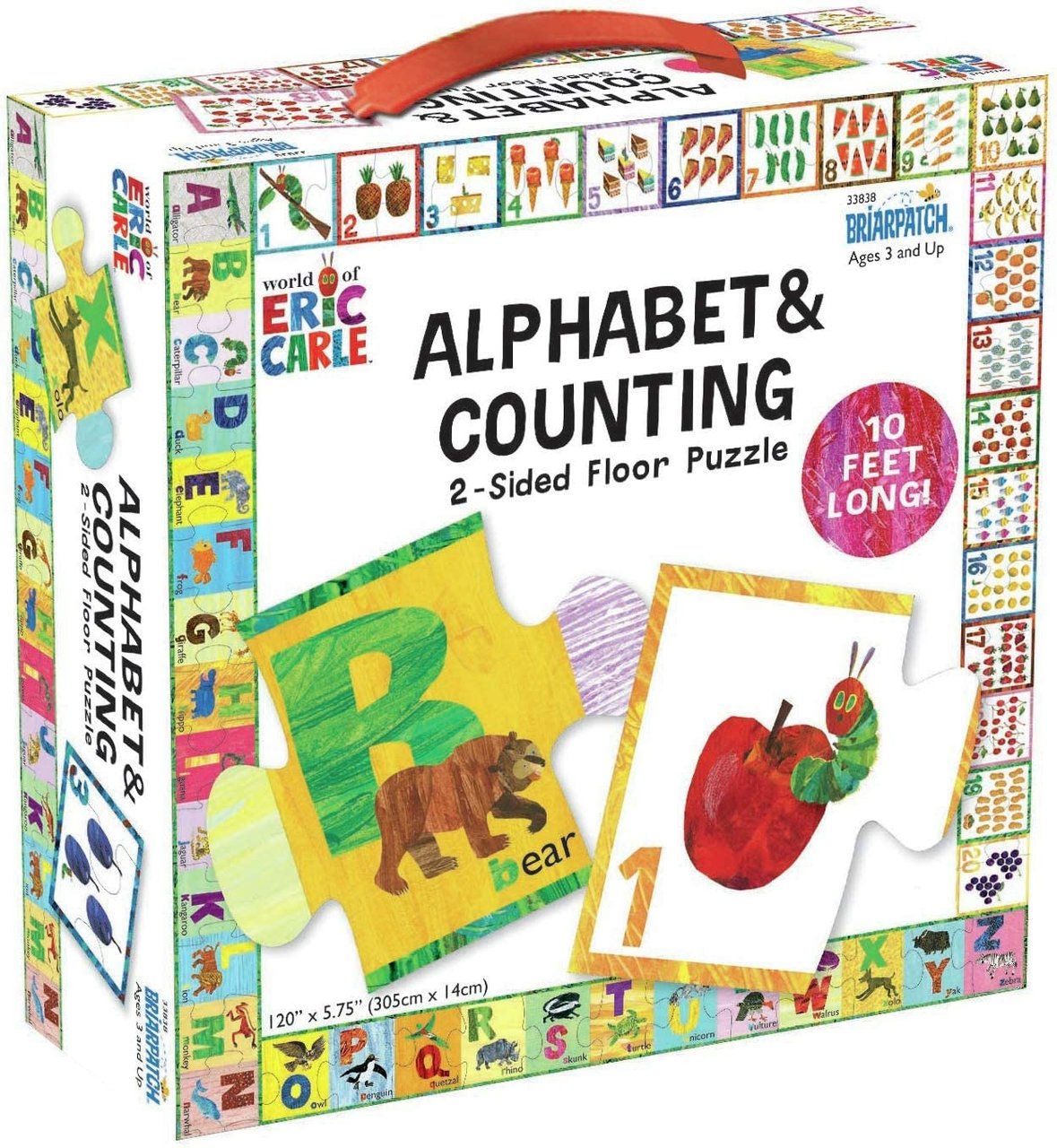 ABC/123 2-Sided Floor Puzzle