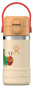 Caterpillar Hydro Flask Kids 12 oz - Tan with Cap