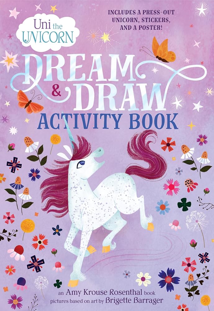 Uni the Unicorn Dream & Draw Activity Book cover image