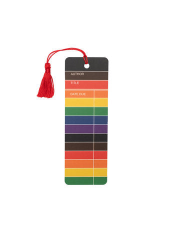 Library Card Pride Tassel Bookmark