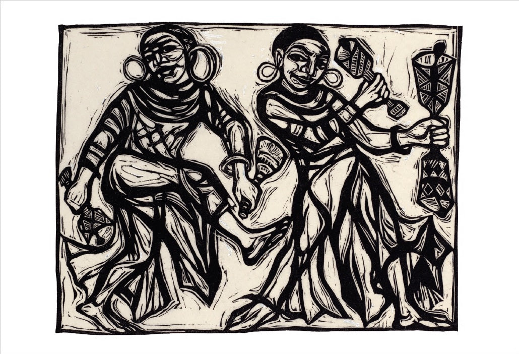 Postcard-Ashley Bryan Walk Together Children