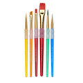 Big Kids Beginner Paintbrush 6pk