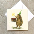 Card-Birthday Hedgehog Mini