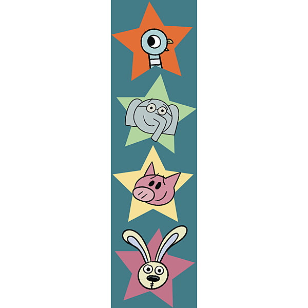 Bookmark-Mo Willems Characters in Stars