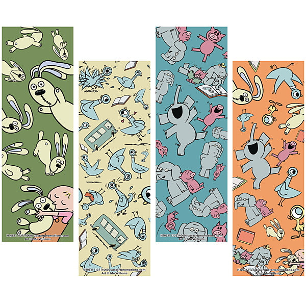 Bookmark-Mo Willems Character Pattern