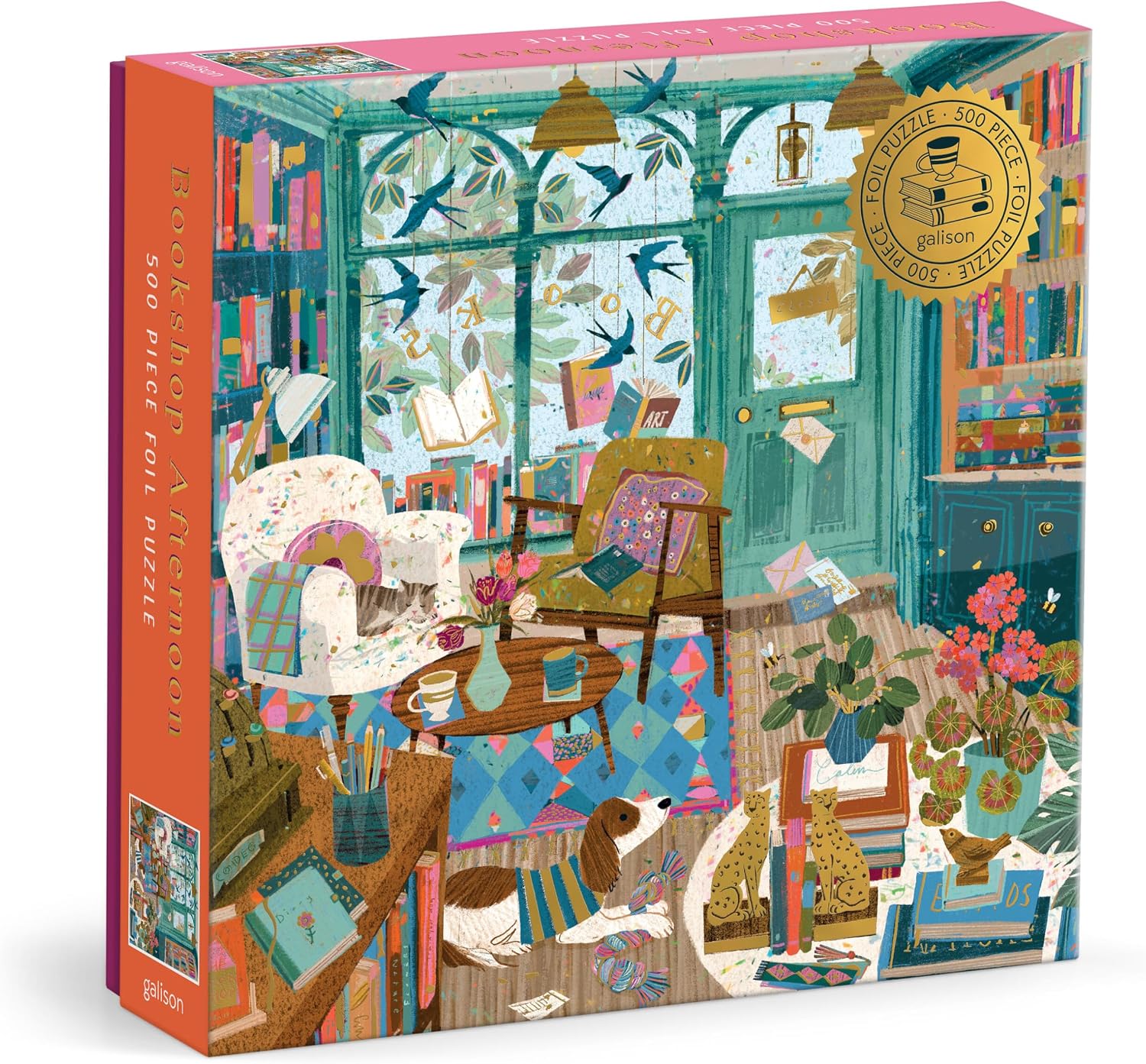 Bookshop Afternoon 500 Piece Puzzle
