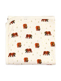 Brown Bear Organic Cotton Baby Blanket