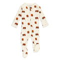 Brown Bear Zipper Footie