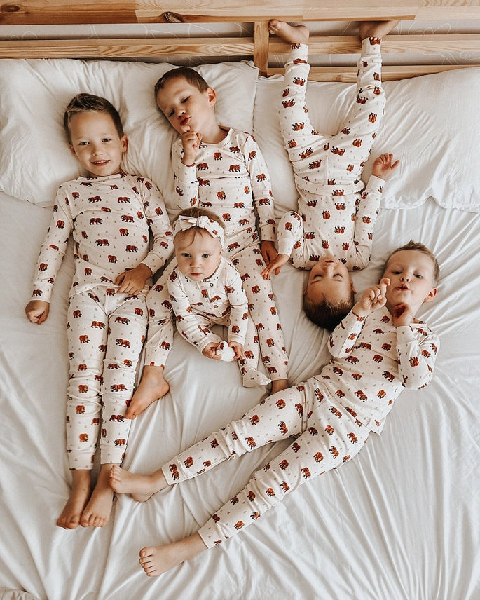 Brown Bear Pajama Set