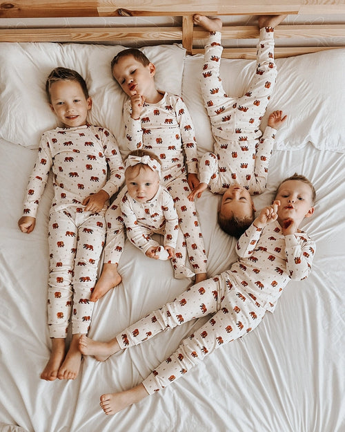 Brown Bear Pajama Set